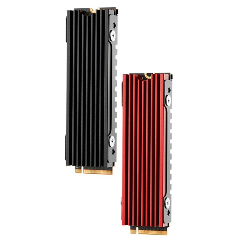 Imagem -02 - Dissipador M.2 2280 Nvme Dissipador M.2 Ssd Cooling Pad Alumínio Dissipação com Pad Térmica para m2 2280 Ssd