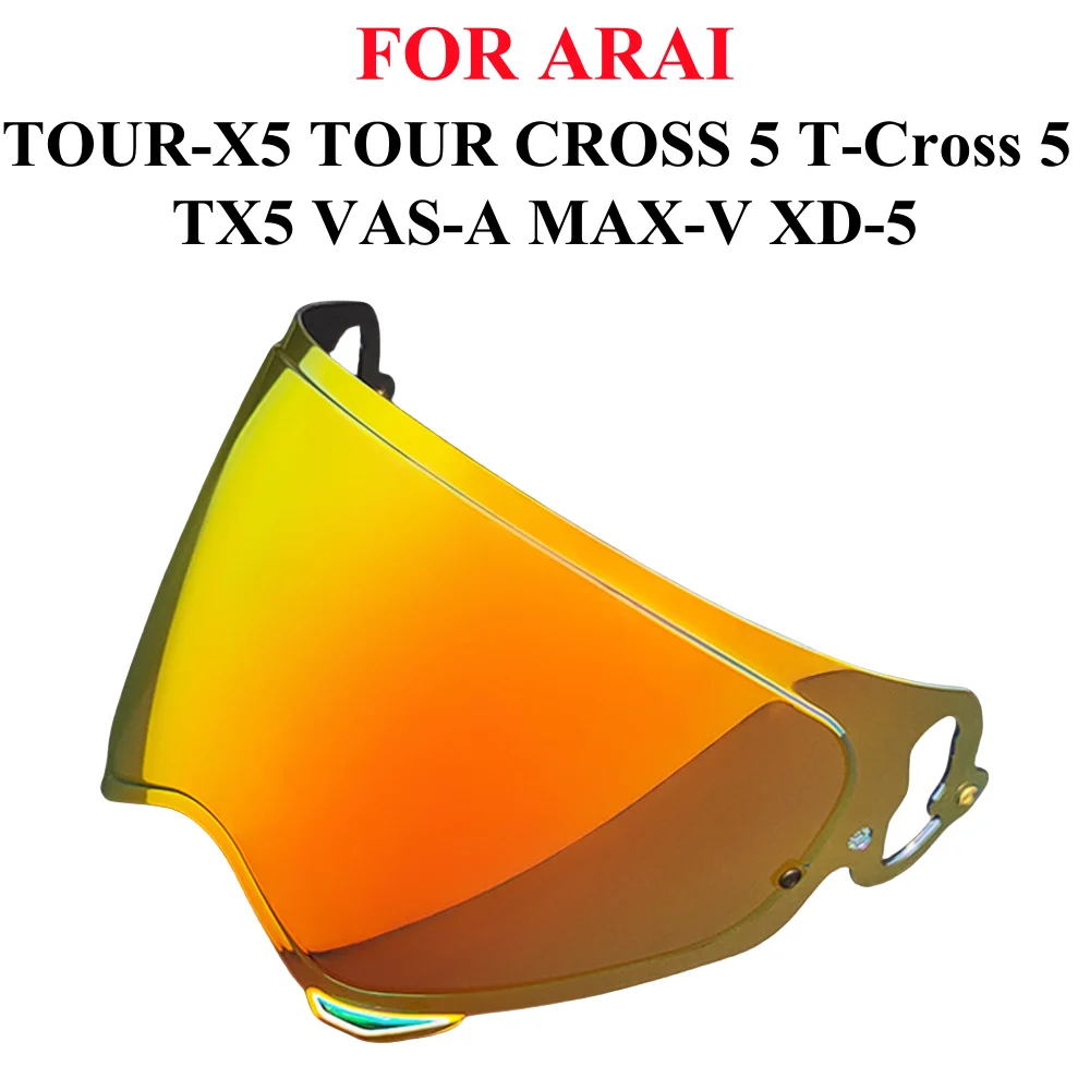 

TOUR CROSS-5 Motorcycle Helmet Visors for ARAI TOUR CROSS V TOUR-X5 TX5 XD-5 VAS-A MAX-V Windproof UV Protective Visera Anti-fog