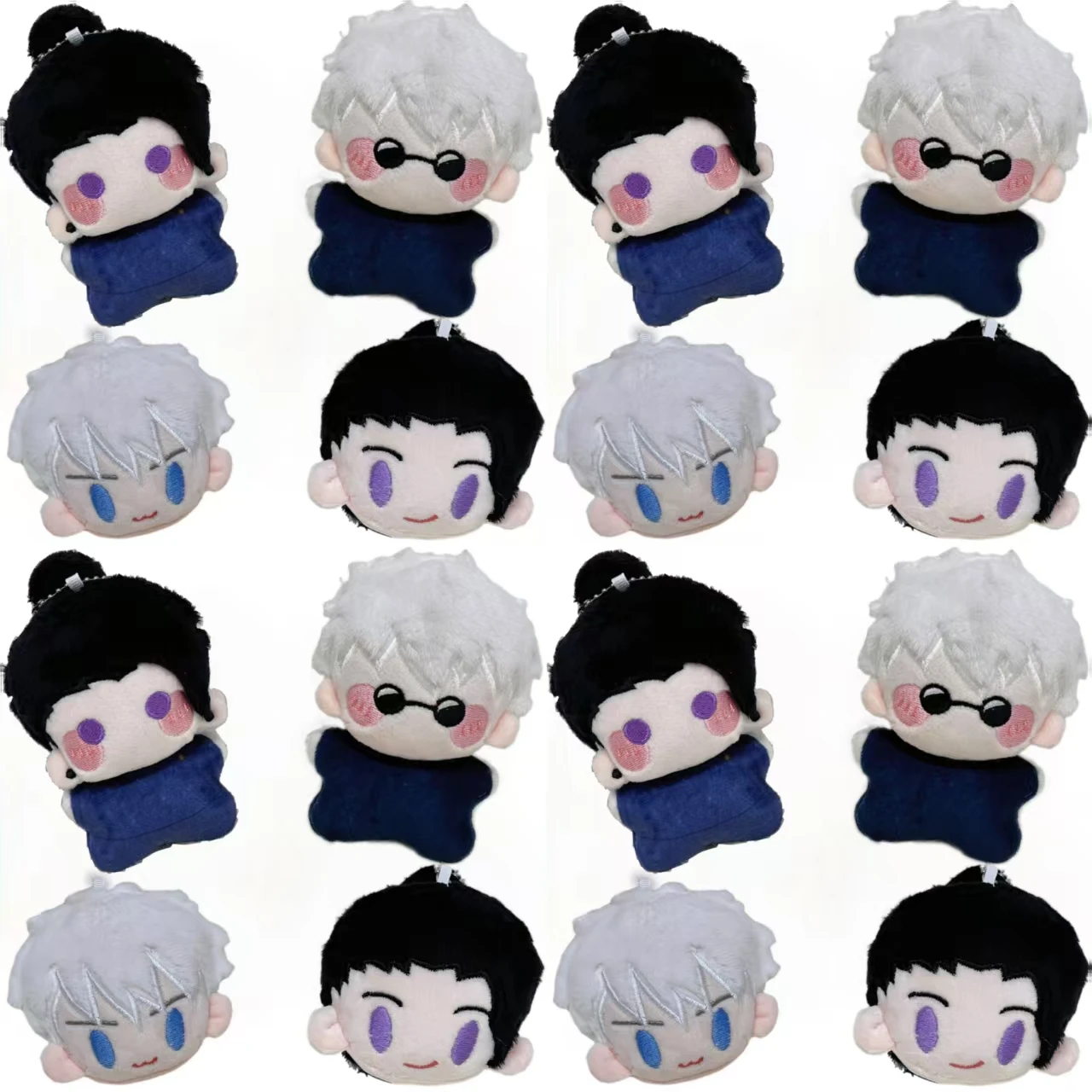 

2025 New hot Jujutsu Kaisen Plush Pendan Gojo Satoru Dolls School Bag Pendants Geto Suguru Cute Soft Stuffed For Kid Christmas