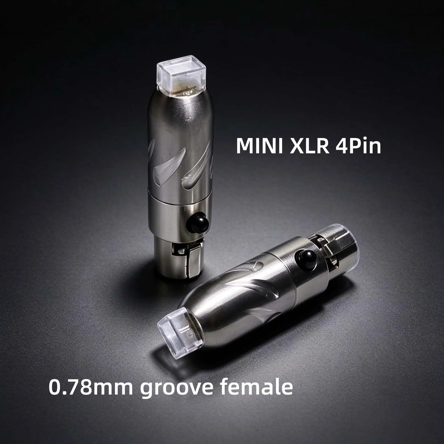 4-Pin Female Mini XLR Headphone Adapter 3.5mm 2.5mm 0.78mm A2DC to Mini XLR for Audeze LCD Meze Empyrean Headphone