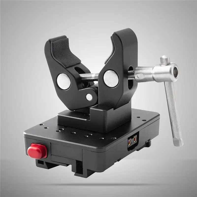 

【RELAXATION】Адаптерная пластина блока питания с мини-нано-образным замком и плоскогубчатым зажимом для мини-аккумулятора с V-образным креплением