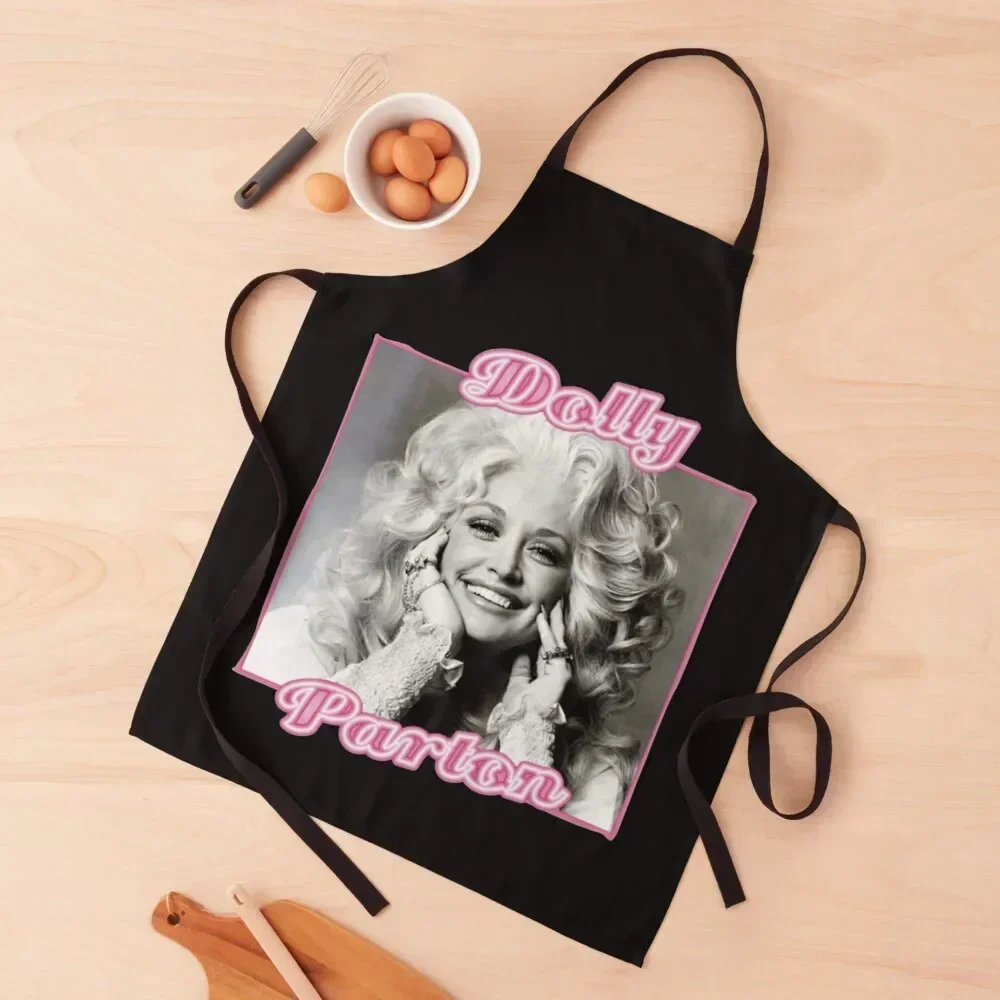 

Dolly Love and Life Apron Kitchen Things For Home Kitchenware Customizable Woman nail tech supplies Apron