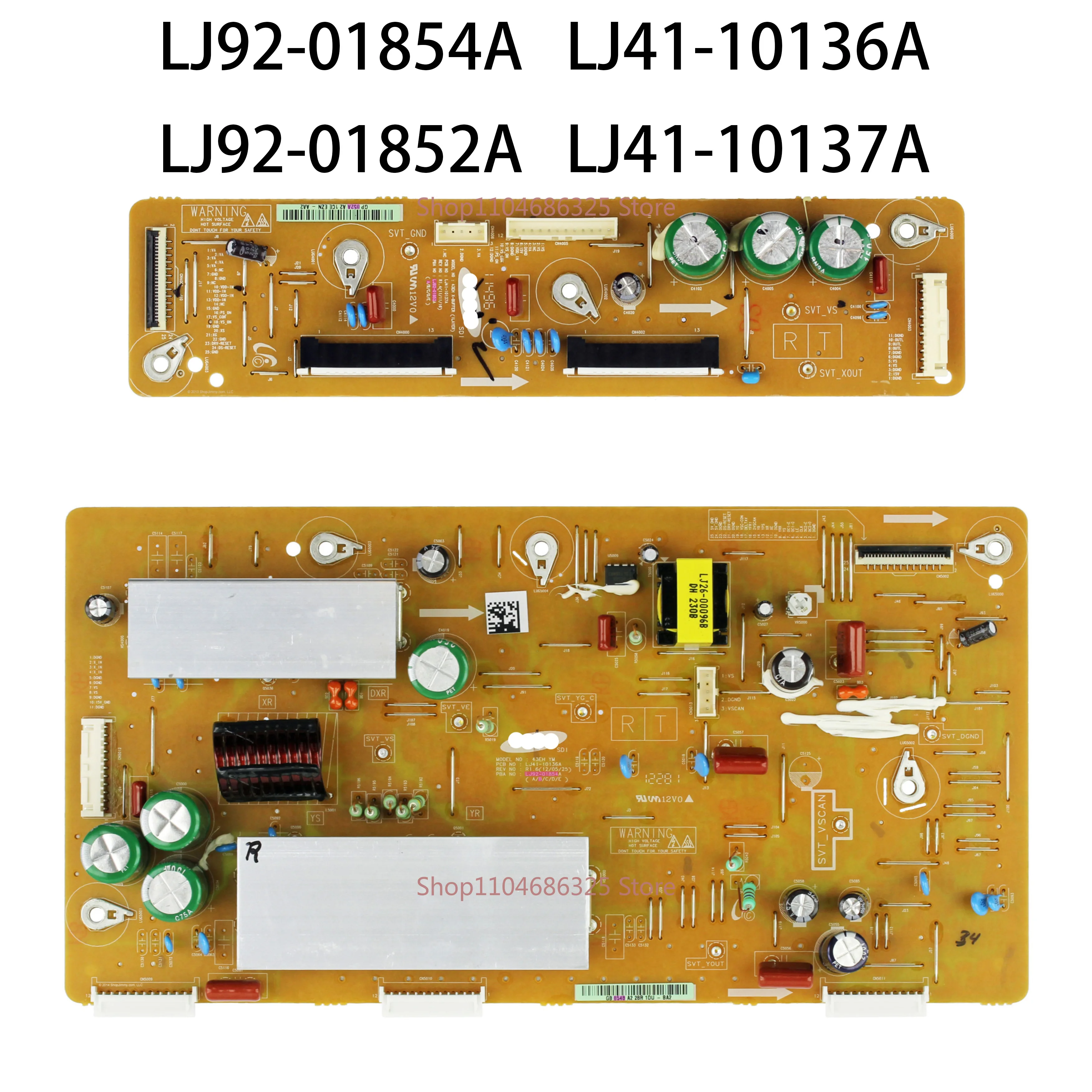 

LJ41-10136A LJ92-01854A LJ41-10137A LJ92-01852A Plasma TV Y/Z Board 43EH YM For PS43E450A1R PN43E450A1F/490 PS43E450A1W
