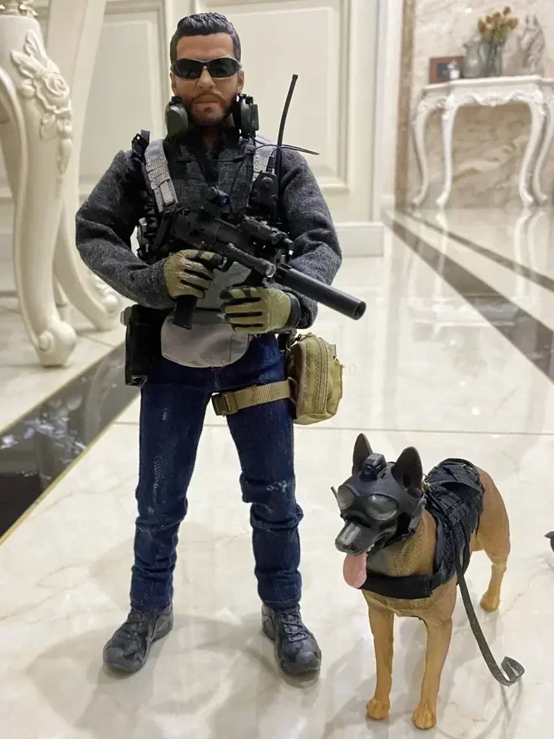 In Stock Minitimes 1/6 Soldier Model Us Navy Seals With Dog M029 Joint Movable Character Collection Model Toys