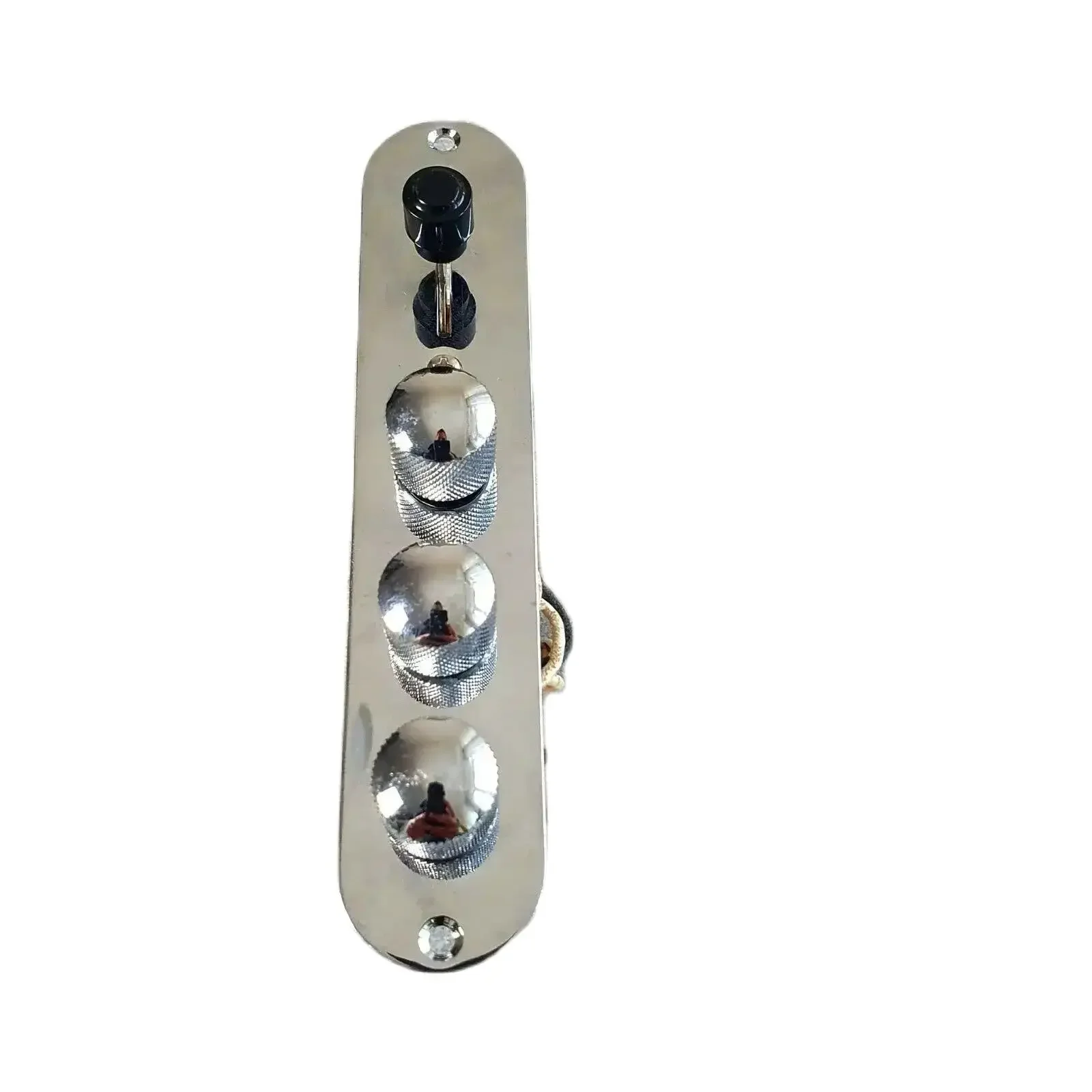 Prewired Tele Control Panel TMAS-C Nashville with 500K Custom Basin Oak Switch Orange Drop