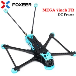 FOXEER MEGA LR7'' 7 inch 305mm DC Long Range Frame T700 Carbon W/ Silky Coating for O3 VTX Analog / Vista / HDZero RC FPV Drone