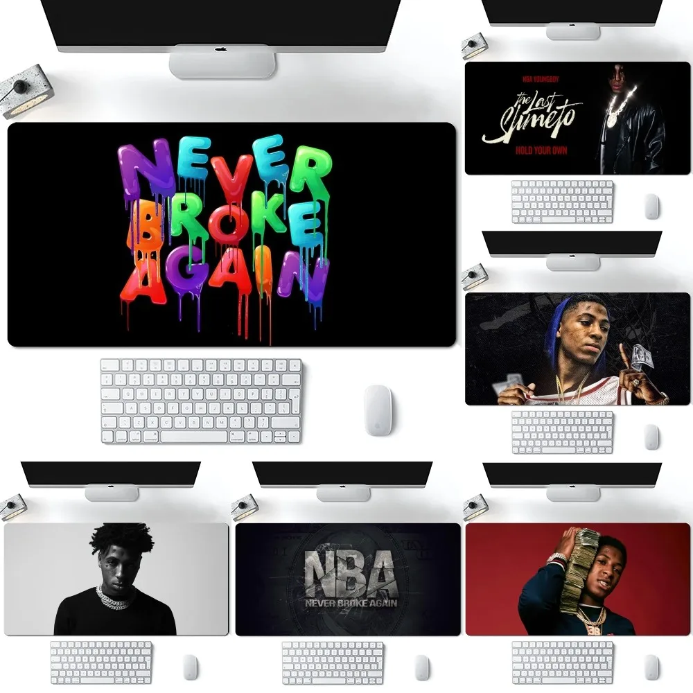 Rapper YoungBoy Never Broke Again Top Mousepad Computer Laptop Gamer Pad PC Gaming Accessories Desk Mats