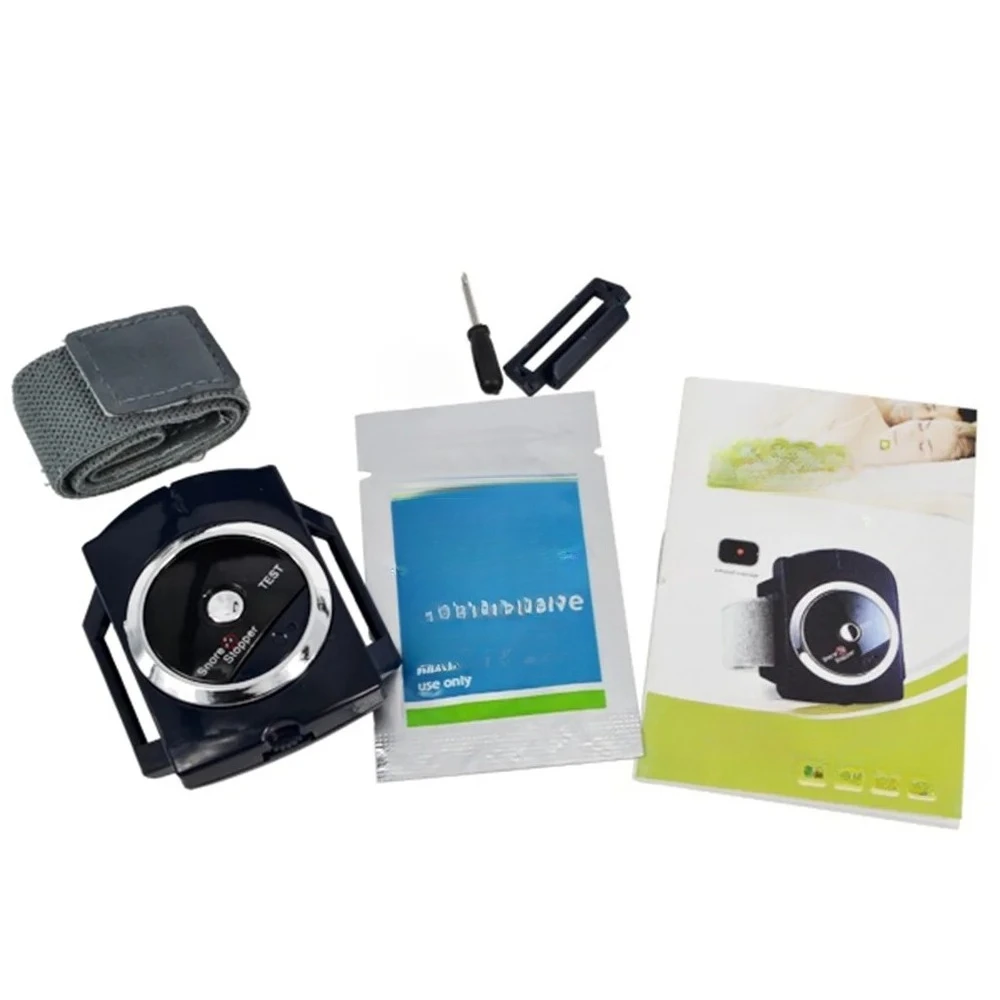 

Auto Anti Snore Wristband New Cessation Cure Solution Sleeping Night Guard Aide Snore Go Away Biosensor