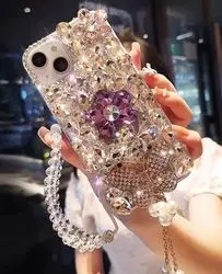 

Luxury diamond case for Samsung S24 S10 S20 plus S21 fe S22 23 ultra note 20 10, bling bling bling bling phone case