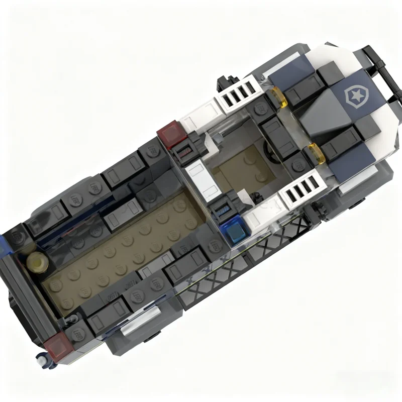 326 pezzi MOC unità di risposta tattica della polizia personale modello di città blocchi di architettura giocattoli regali di Natale mattoni educativi