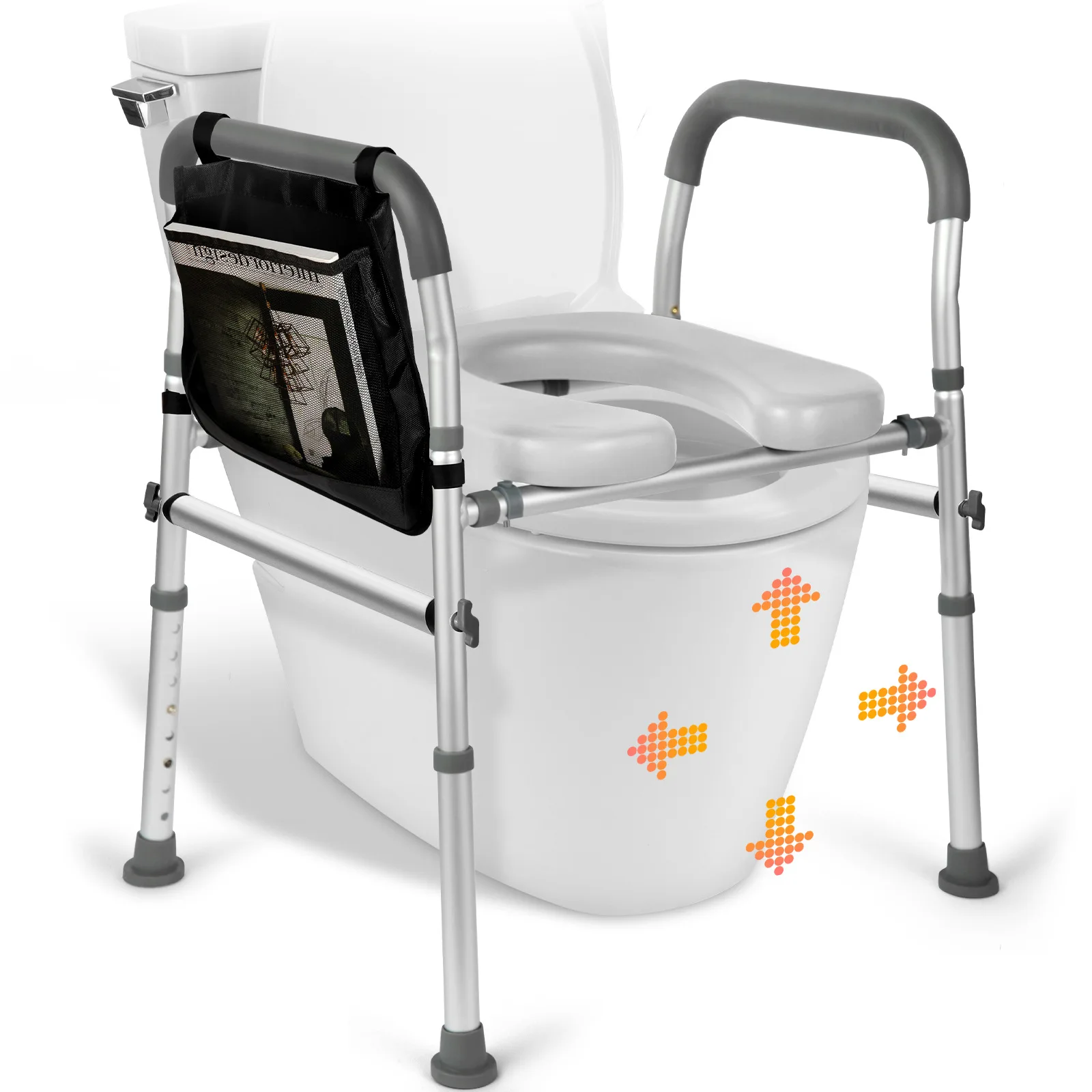 Modern Medical Anti-Skid Shower Bench Free-Slip Bathtub Stool Seat Accessory for Elderly Seniors Handicap Disabilities Bathroom