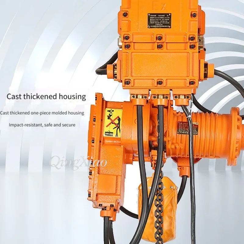 

Explosion-Proof Chain Hoist BT4 Hook Type Chain Block Lifting Hoist With Trolley 1T 2T 3T 5T For Hazardous Environment Lifting