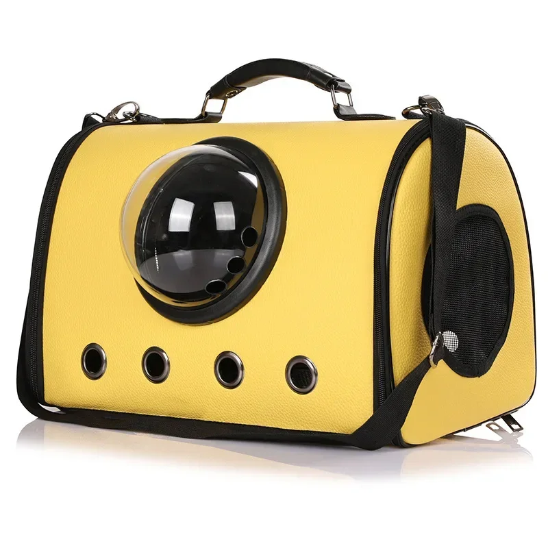 Wholesale Horizontal Cat Bag Space Capsule Large Space Pet Backpack Rain-proof Transparent Go Out Portable Pet Bag