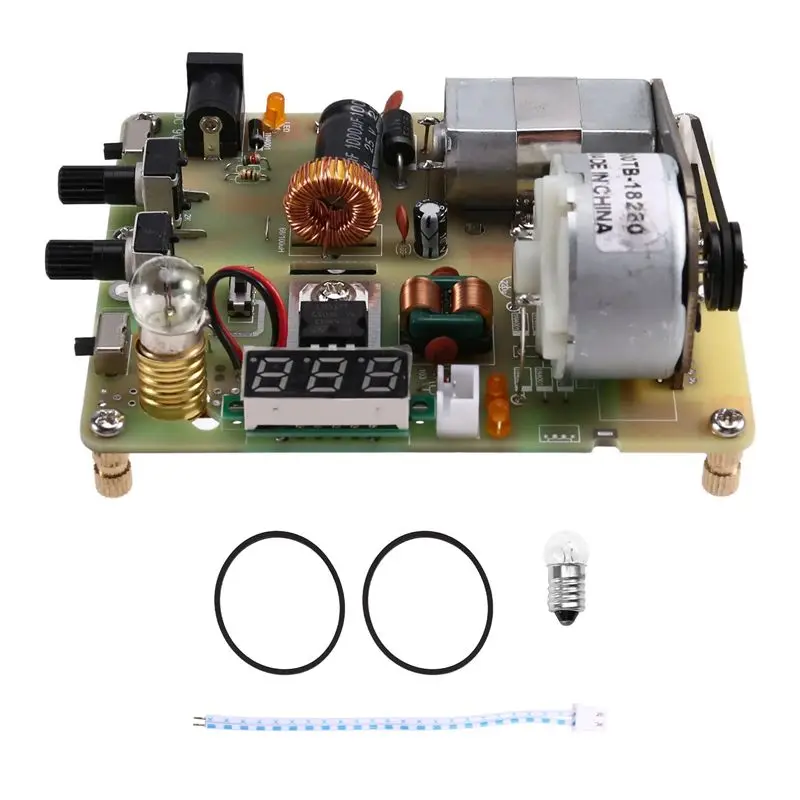 Happy New- Hand-Operated Electric Motor Generator Model For Student DC/AC Power Experiments