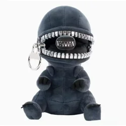 Alien Xenomorph Shaped Zipper Mouth Plush Doll Kawaii Plush Pillows Stuffed Toy Cartoon Decor Trendy Toys Birthday Present