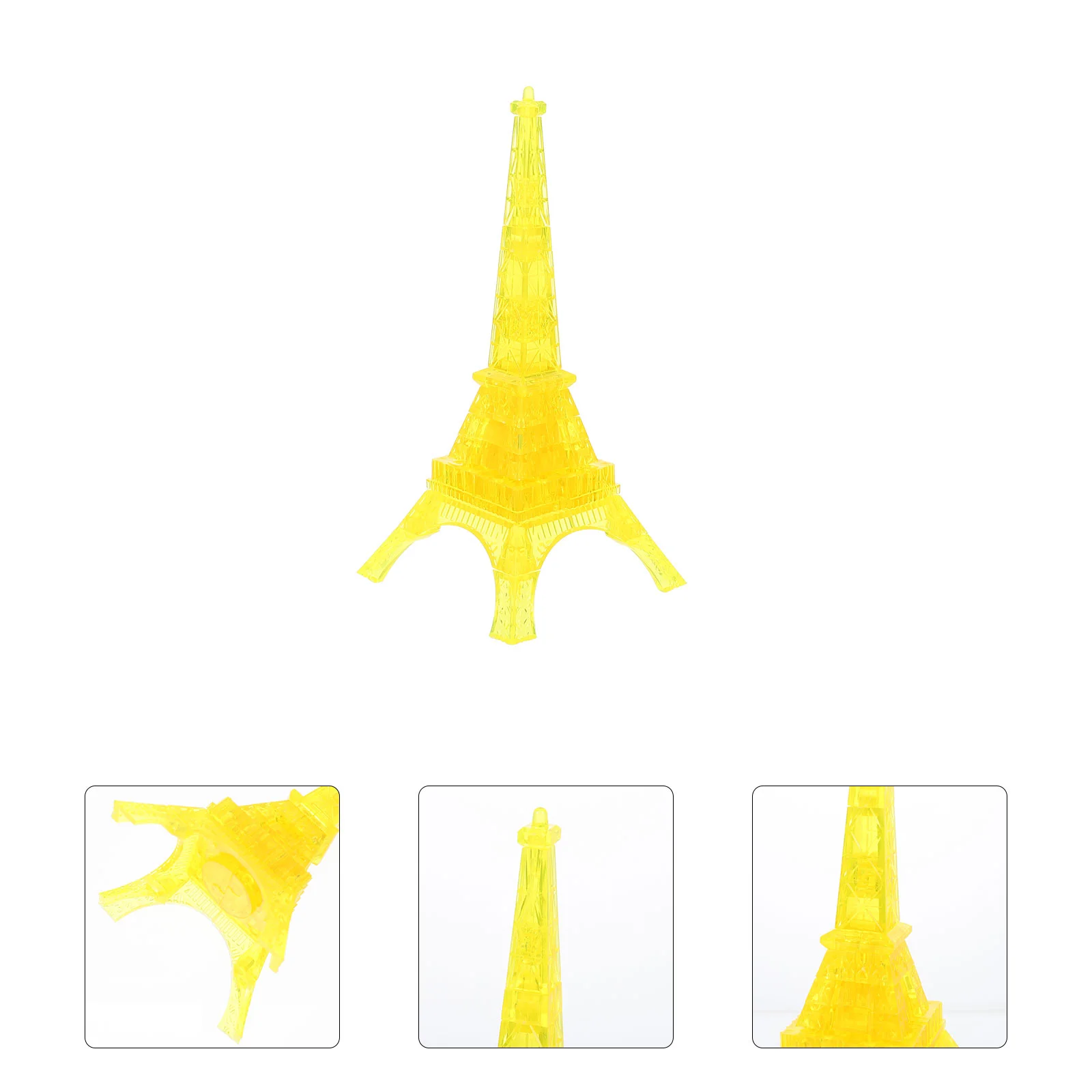 Eiffeltoren Bouwstenen Puzzel Transparant Speelgoedpuzzels Decoratief 3D Jigsaw Model Kind