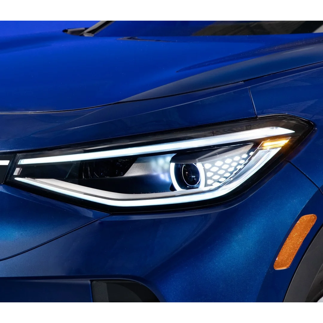 البوب ل Volkswagen VW ID.4 2020 2021 2022 قطع غيار السيارات الداخلية غطاء المصباح الأمامي شفاف المضادة للأشعة فوق البنفسجية ومكافحة الشيخوخة #2