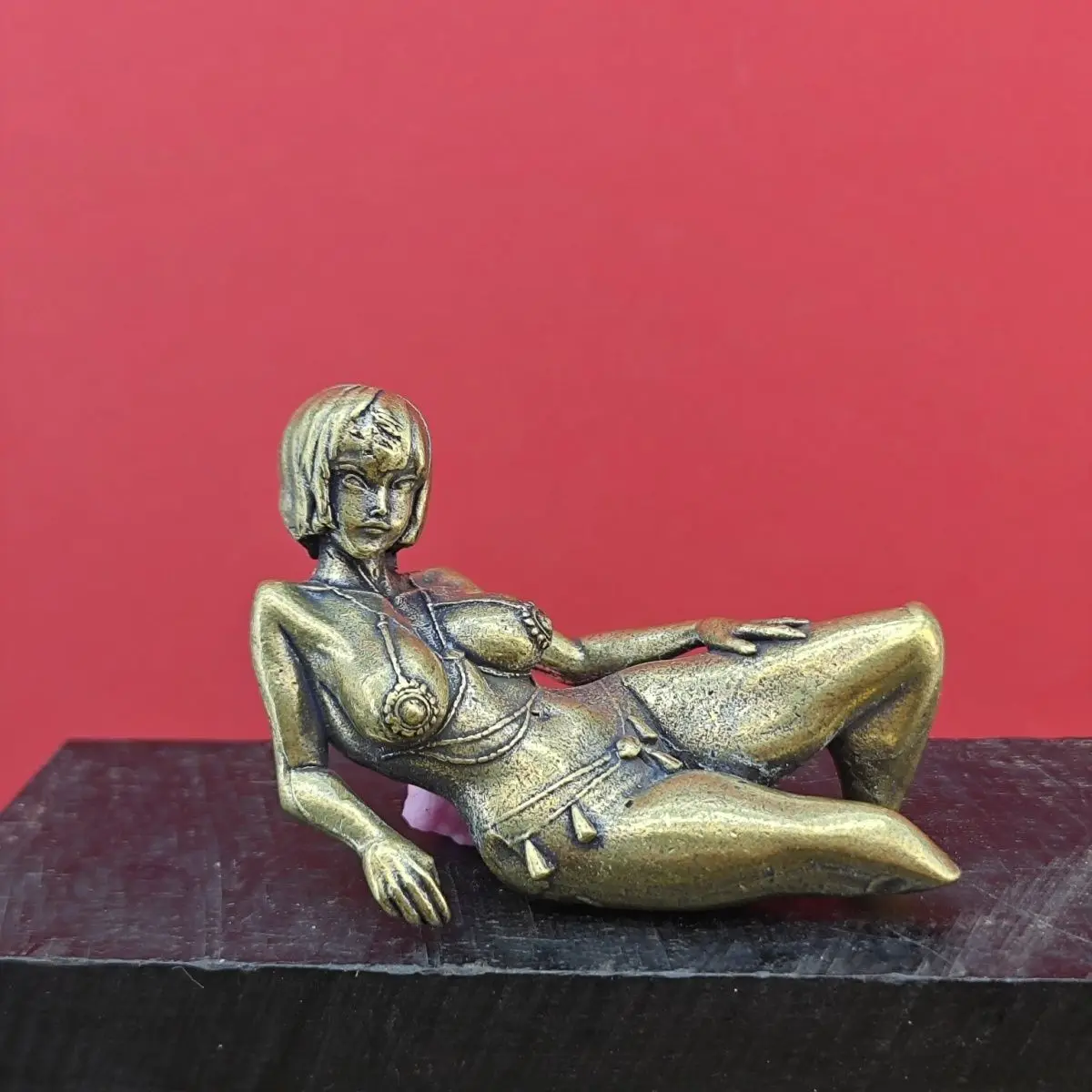 

Латунная фигурка, миниатюрное украшение для домашнего декора и коллекционная витрина