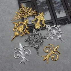 Elegant Alloy Pendant Baroque Headwear Decorative Pendant for Crown Jewelry Wedding Headwear Decor