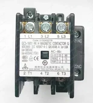 Brand new, air conditioner, outdoor main compressor three-phase, AC contactor GC3-18/01 KKH