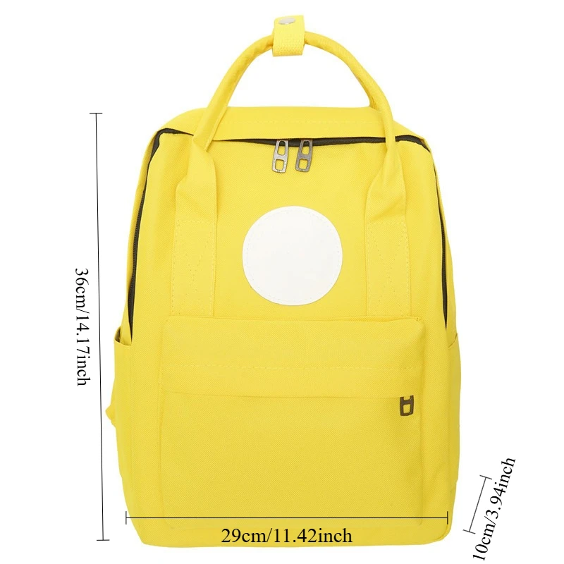 حقيبة ظهر للطلاب حقيبة كتف محمولة ومزدوجة للمدرسة للاستخدام اليومي أثناء السفر وتخزين قرطاسية الكتب #2