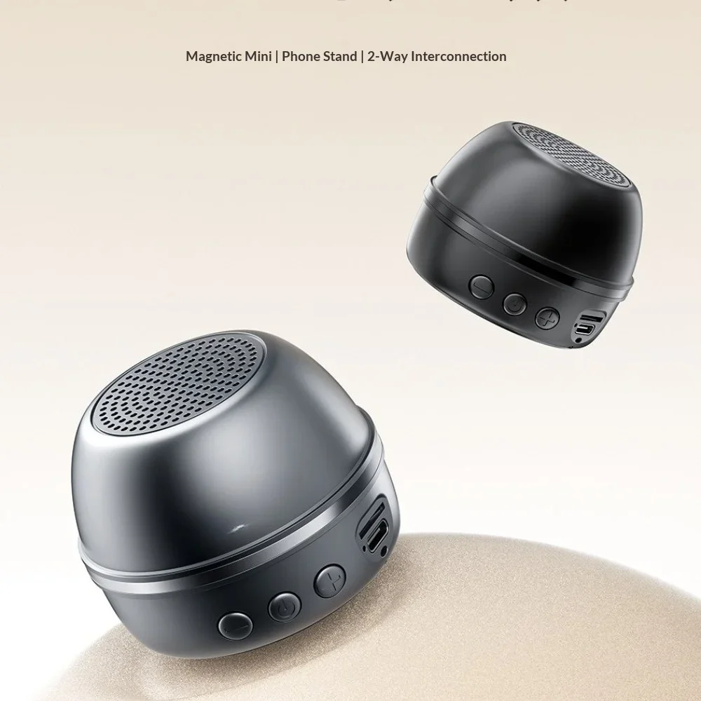 TWS Pairing Mini Bluetooth Speaker Stereo Surround Sound Support TF Card Portable Living Room Bedroom Desktop Decor Multi Scene