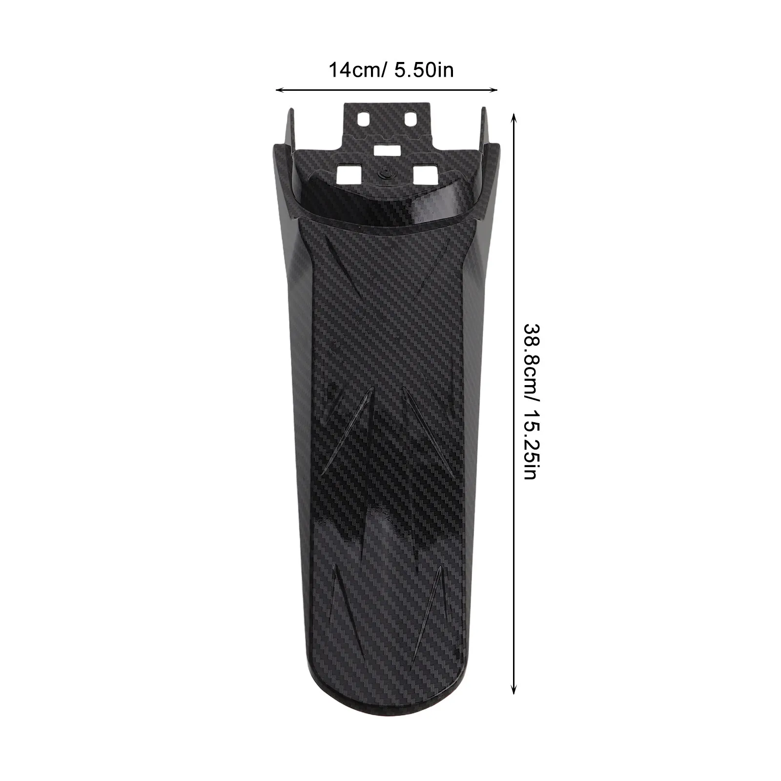 12 Inch Black Motorcycle Mudguard Rear Fender Splash Guard Dirt Bike Mud Flap Durable Motorcycle Protection Parts