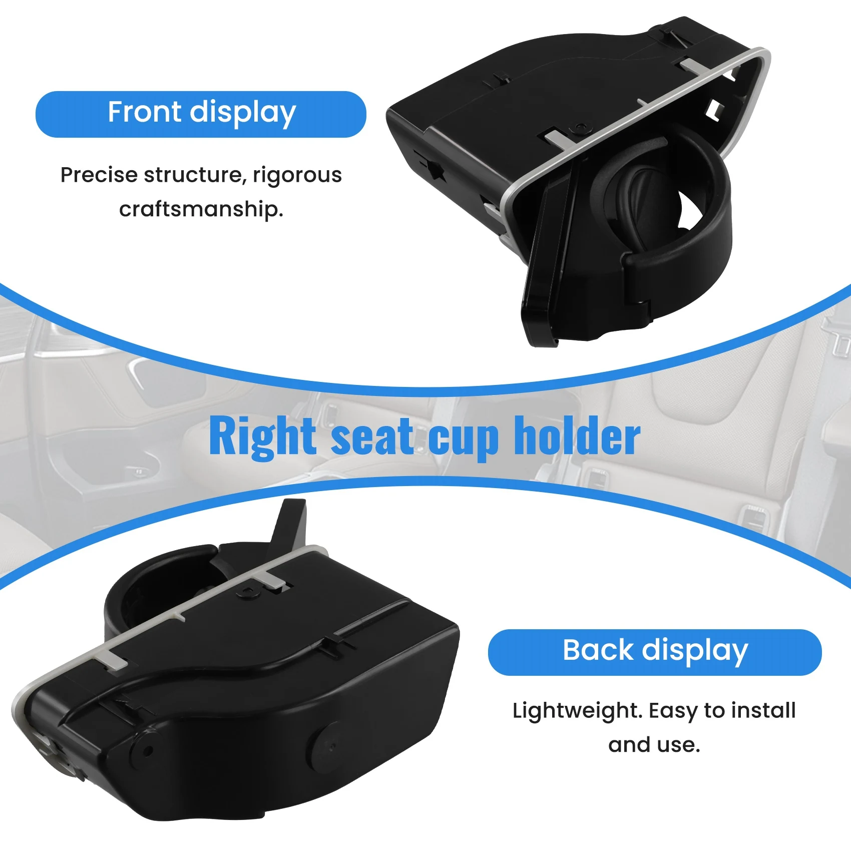 

Car Front 1Rd Row Cup Holder Drink Holder For Mercedes Benz W447 Vito V-Class 2015-2020 A0998101003 Front