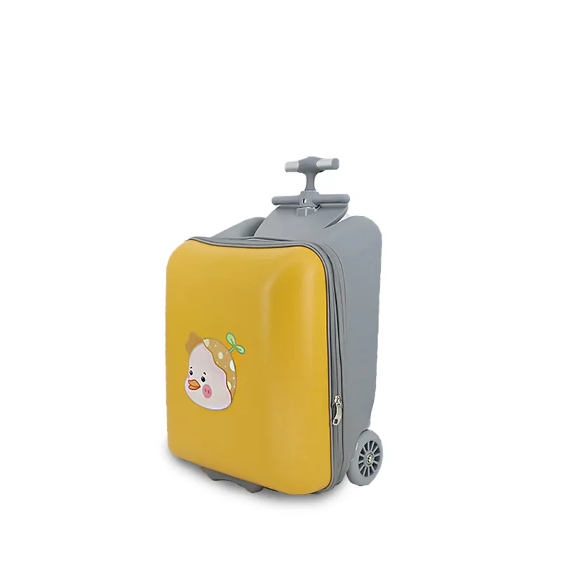 Kids Suitcase Baby Mother Lazy Travel Bag Ride on Trolley Luggage Foldable Cabin Laptop Bag 20" Children's Suitcase on Wheels