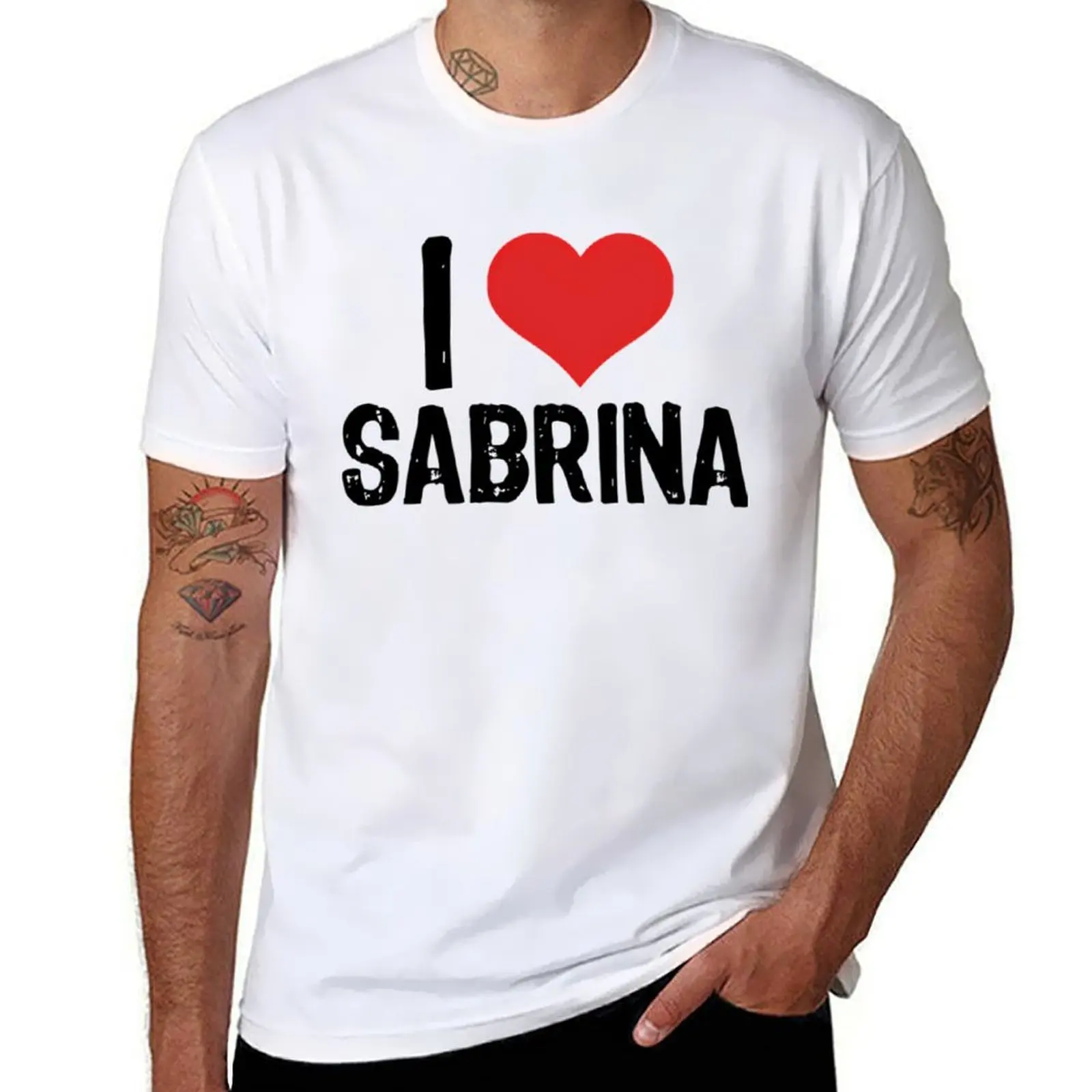

I Love Sabrina T-Shirt funny t shirts cotton t shirts designer T-Shirt