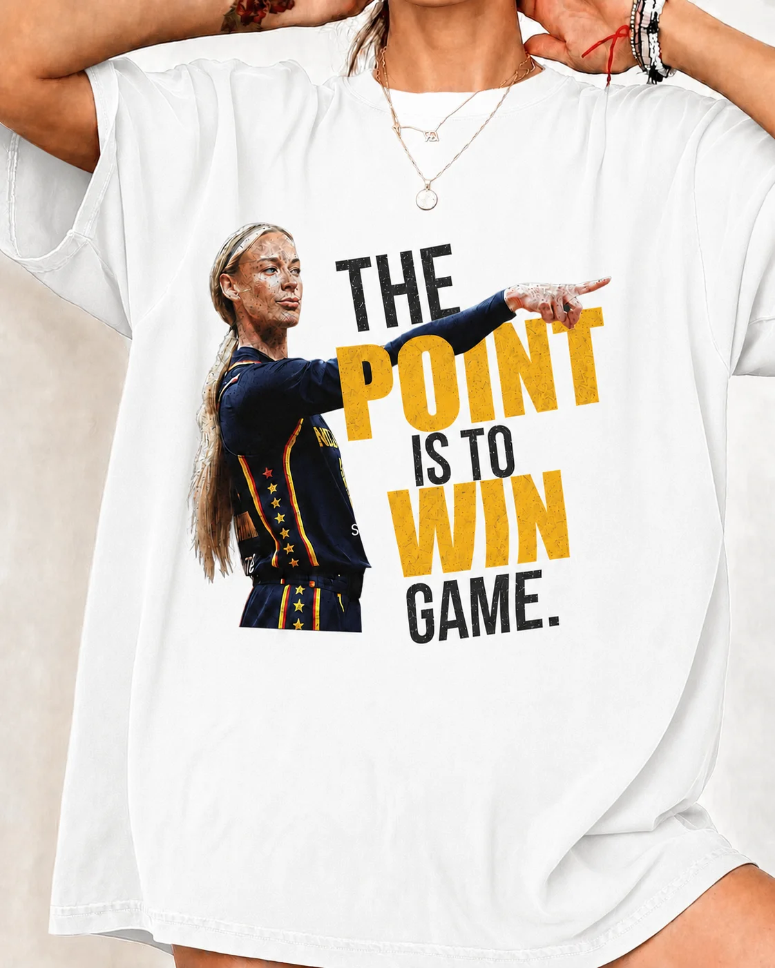 2026 Sophie Cunningham Point Good Meme Printed T-Shirt Cotton Men's and Women's Popular Fashion T Shirt Streetwear Fan Gift
