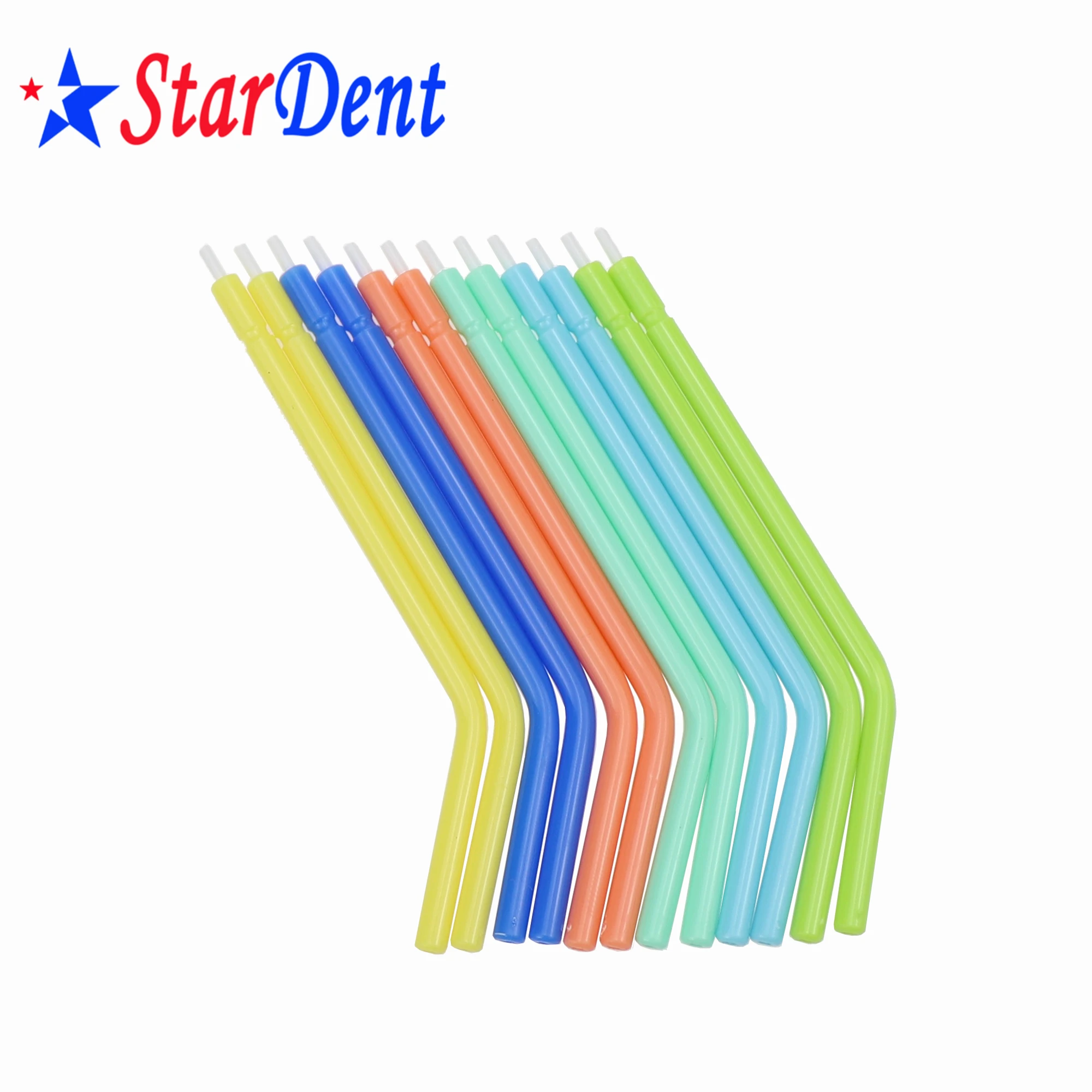 Plastic 3 Way Air Water Syringe Box Package Colorful Disposable Dental Consume Tips/Oral treatment accessories