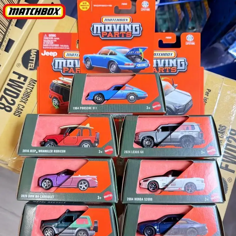 

Новая оригинальная модель автомобиля из сплава Matchbox 2026, серия подвижных дверей Porsche Bmw, коллекция моделей автомобилей, игрушка FWD28, подарки на день рождения для мальчиков