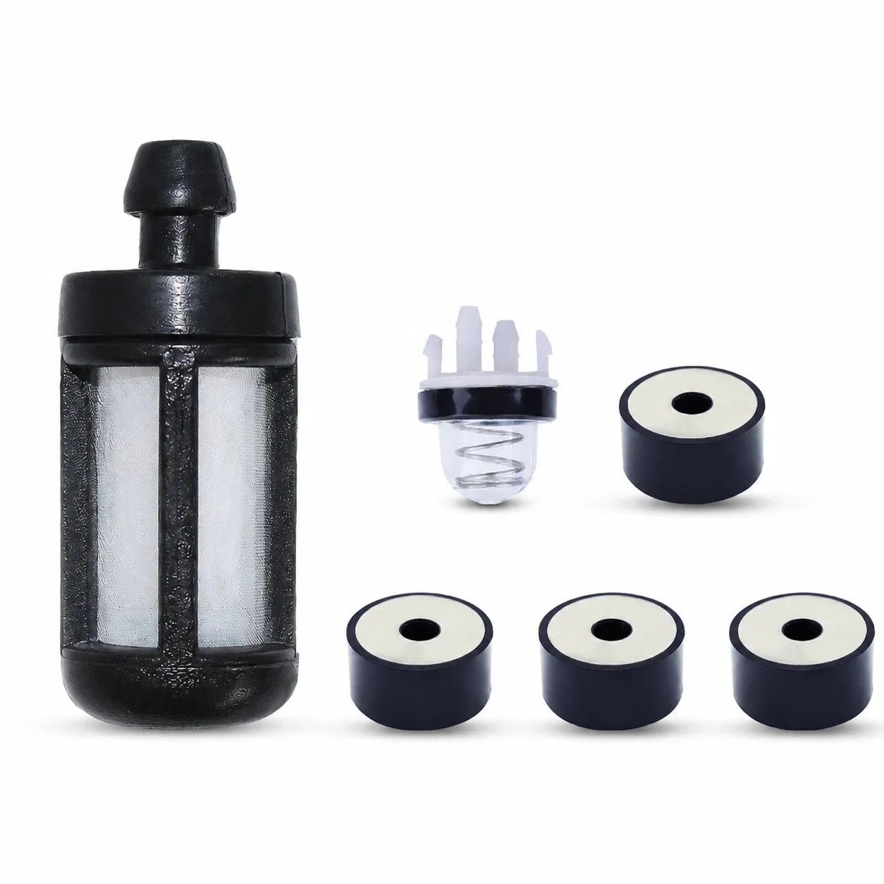 6Pcs Rubber Buffer Kit Primer Bulb Fuel Filter For Stihl TS410 TS420 TS510 TS700 TS760 TS800 Cut-Off Saw Replaces 4205 790 9300