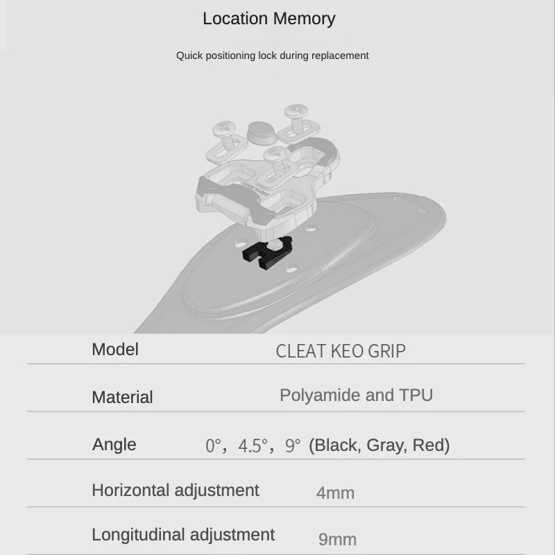 ل Keo المرابط SPD-SL لأحذية ركوب الدراجات دواسة المرابط الذاتي قفل دواسة المضادة للانزلاق المربط متوافق دراجة الطريق الدراجات #5