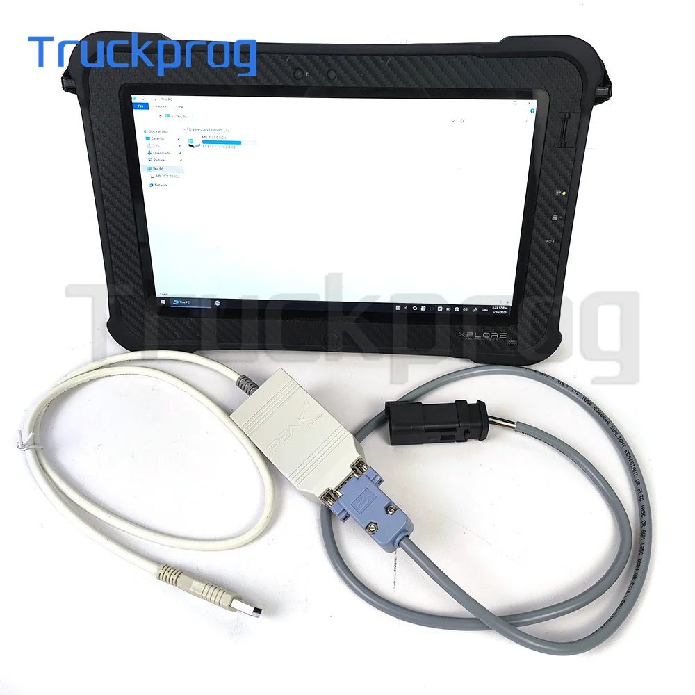 Xplore Tablet + for Linde VNA Series for Crown Still Forklift Truck PEAK System CAN Parts & Service RCAN-USB Resource Tool