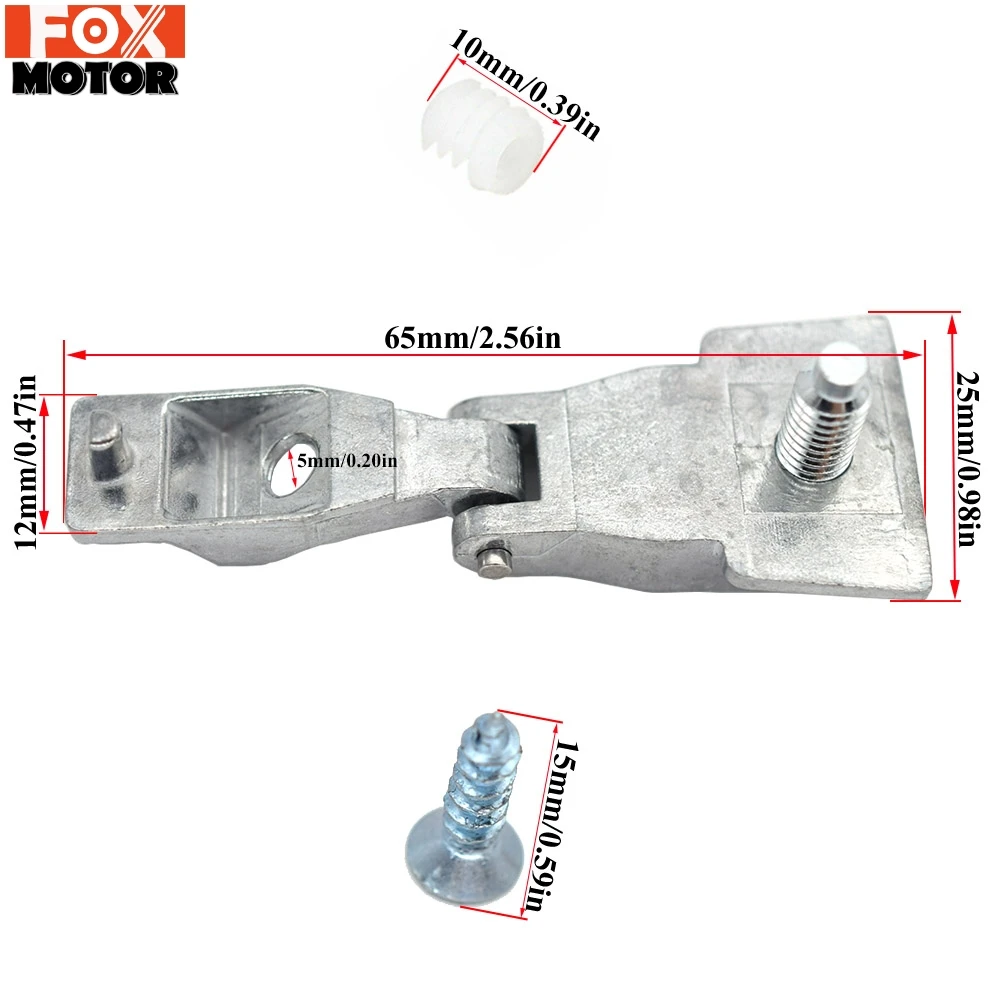 For Fiat 500 2008 2009 2010 2011 2012 2013 2014 Outer Door Handle Hinge Repair Kit - OS / NS - 51964555 51939041 Car Accessories