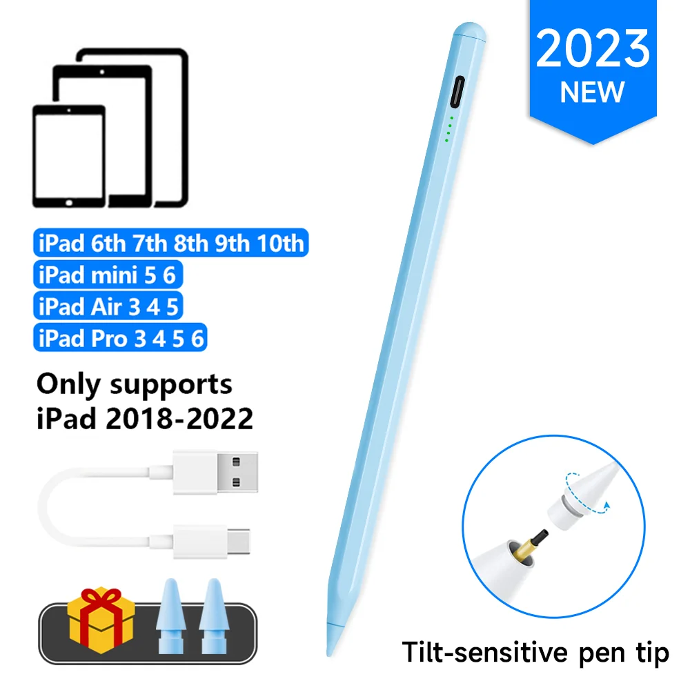 For iPad Pencil Palm Rejection Stylus Apple Pencil Pen For iPad
