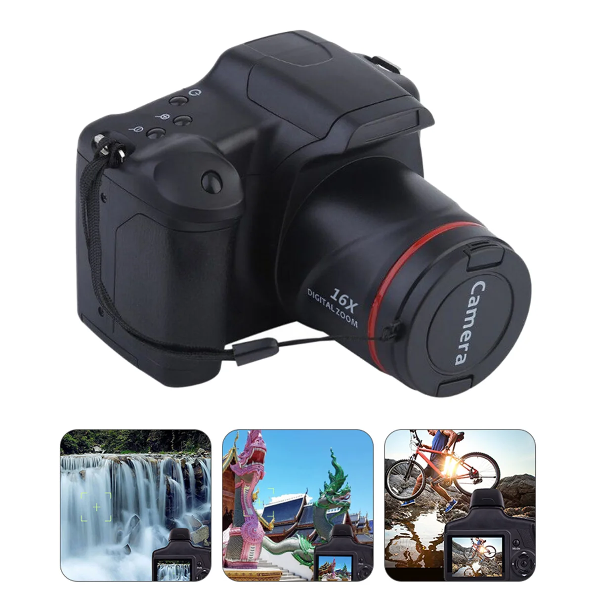 Digital Video Photography Camcorder Cameras Zoom 16X 4K Mirrorless Rechargeable Telephoto Polrod Polorod Cemmo Point