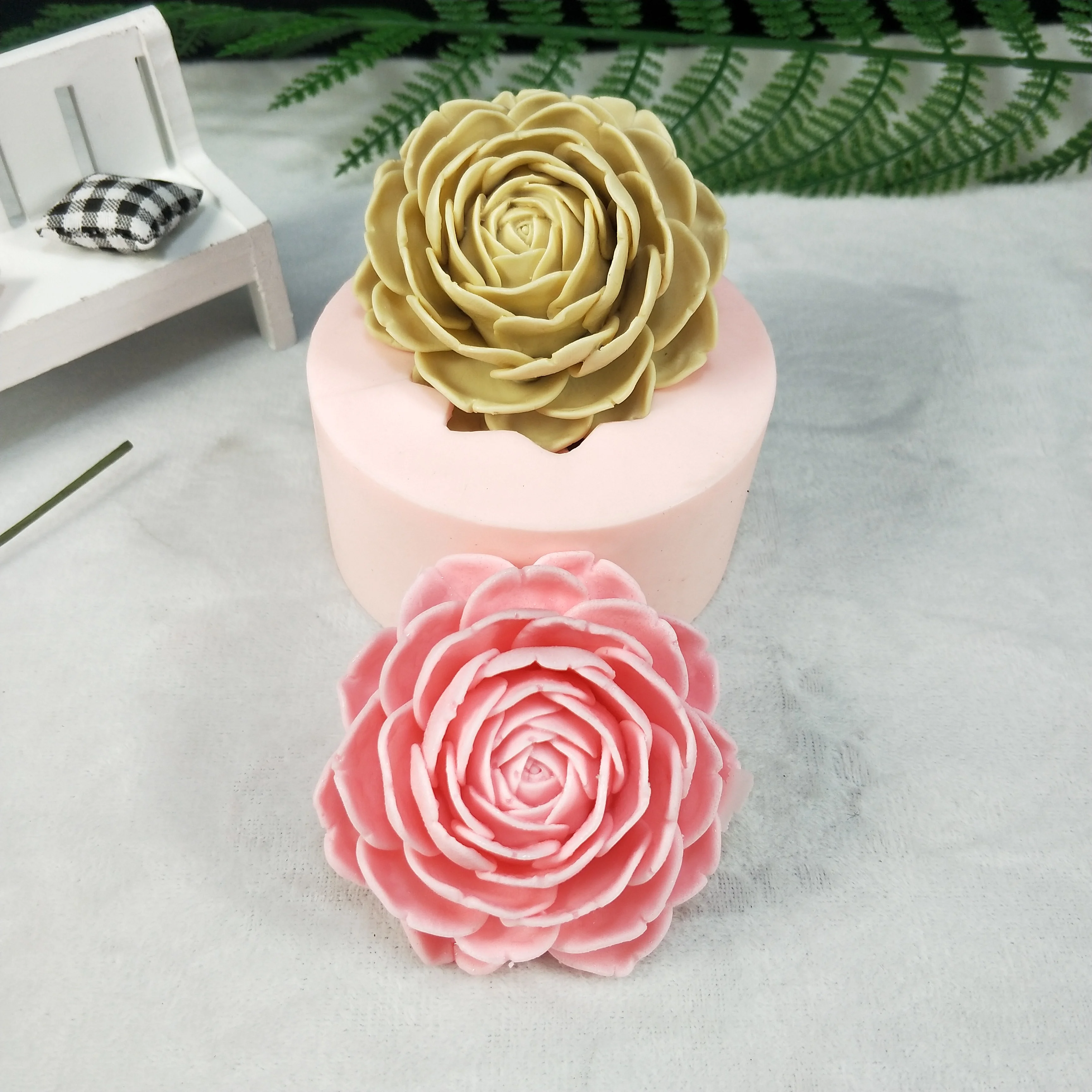 3D Rose Flower Silicone Mold, DIY Cake Decorating Tools, Cupcake, Jelly Candle, Handmade Craft, Wedding Decoration