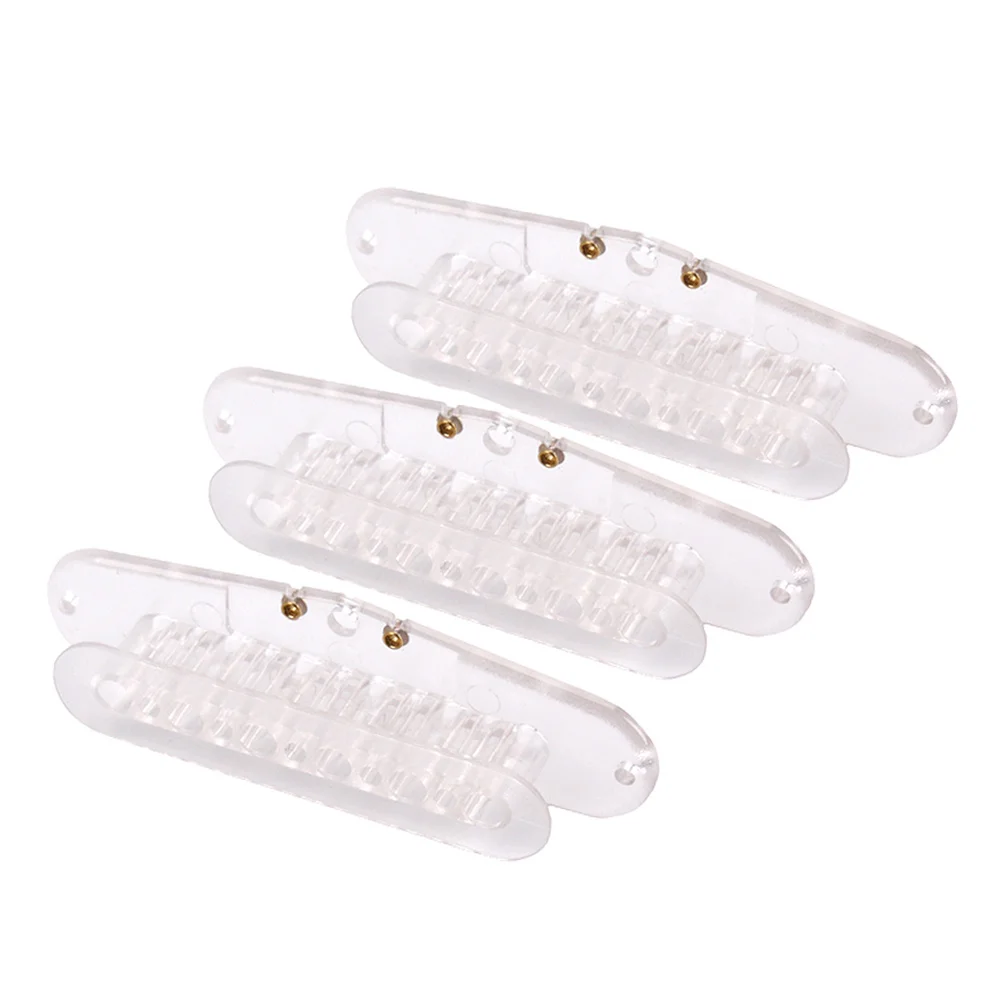 

3 Pcs Pickup Module Sensitive Guitar Humbucker Cover Covers Frame Plate Pickups Control Parts Screw Bobbin