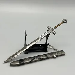 22cm Atlantean Sword Conan the Barbarian Arnold Schwarzenegger Anime Peripherals Full Metal Weapon Models 1:6 Doll Equipment Toy