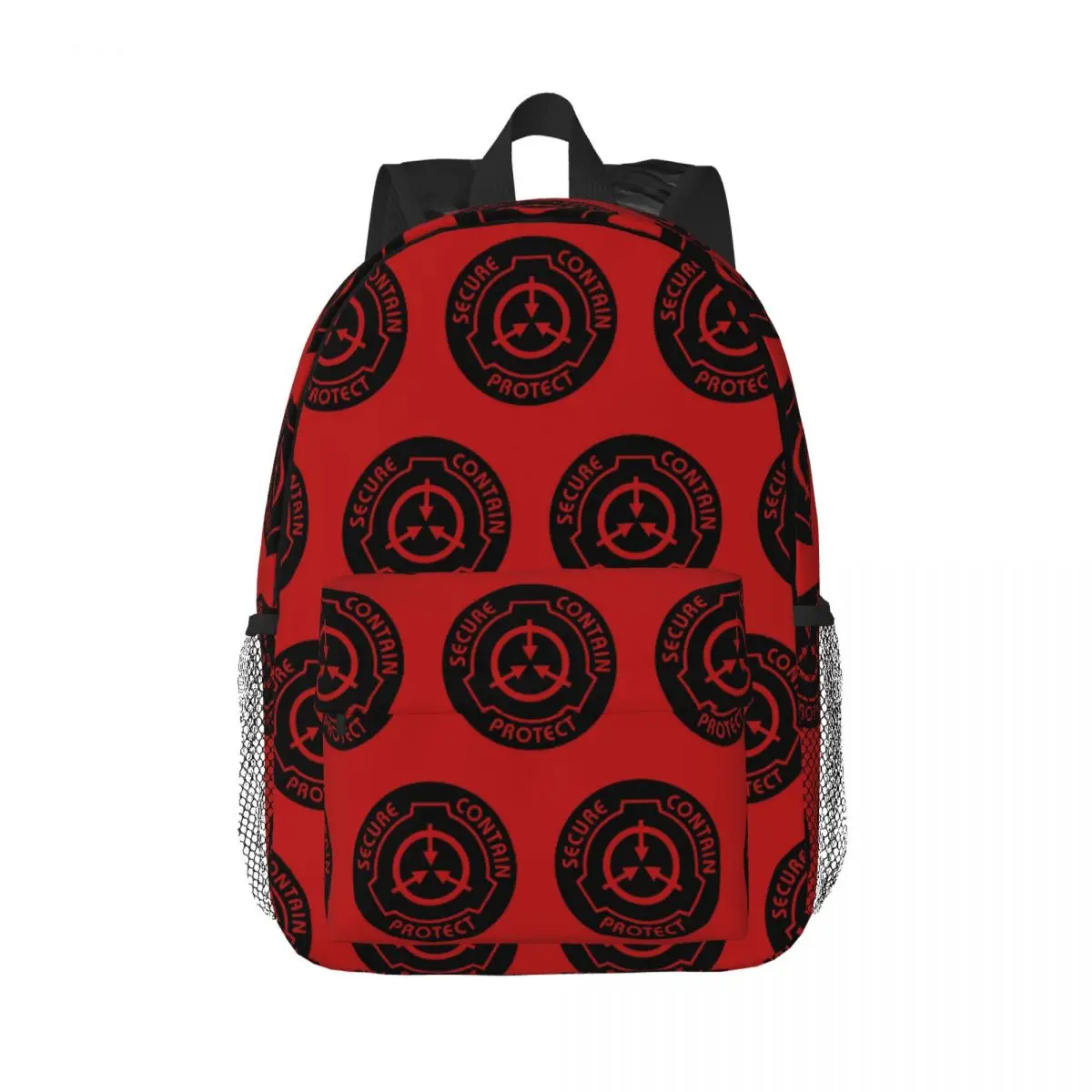 

Secure Contain Protect SCP Foundation Emblem Backpack Daypack Boys Girls BookBag Shoulder Bags for Men Women Kids School Bag