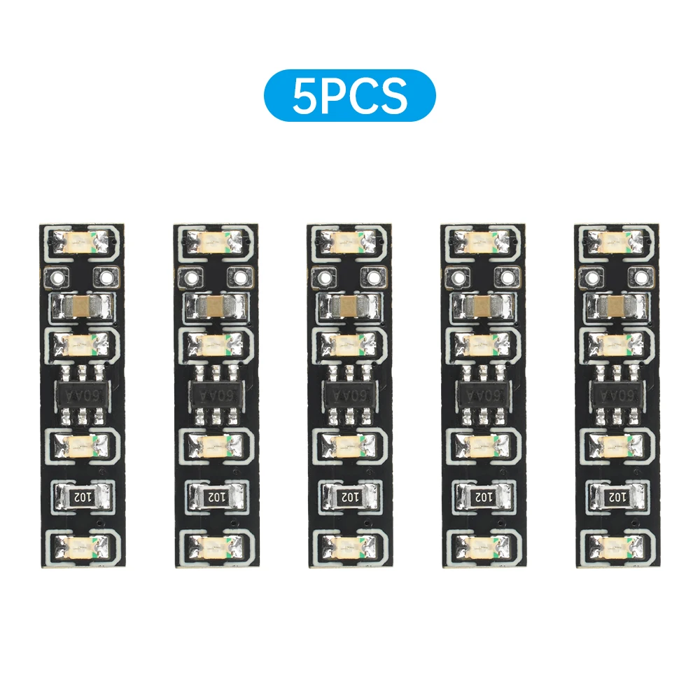 A Set/5 PCS DC 3.7-4.2V Power Display Module 1S Ternary Lithium Battery Electricity Meter Indicator Led Light Mini