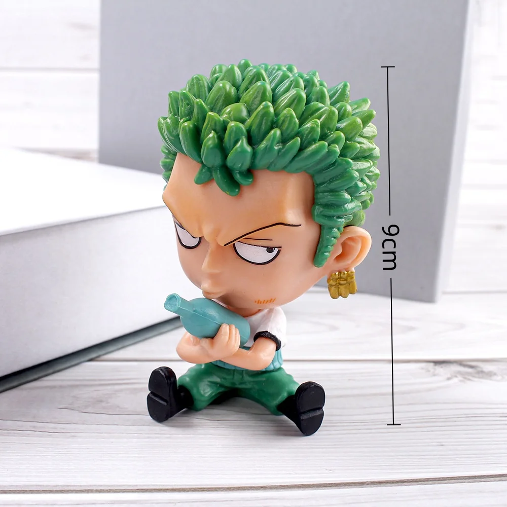 Anime Figuur Een Stuk Ctue Roronoa Zoro Model Standbeeld Persoonlijkheid Trendy Auto Ornament Geschenken