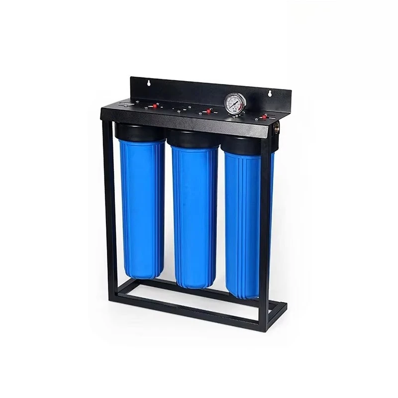 Wholesale South Africa 4 grade 4.5 * 20 inch large blue whole house water filter system wall mount bracket