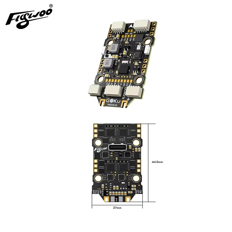 FLYWOO GOKU F405 HD SE 20A AIO FC 3-4S BMI270 Plug Play DJI O4 O4 Pro FPV Drone Flight Controller