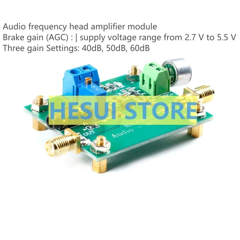 MAX9814 Audio AGC module Microphone Amplifier module microphone head sensor pickup MIC microphone