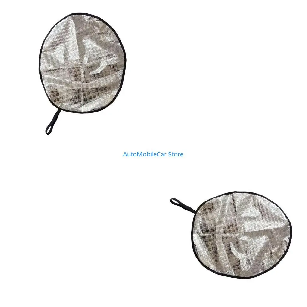 

G8TE Car Steering Wheel Aluminum Foil Sun Shade Antiuv Shade SunProtectionsCover