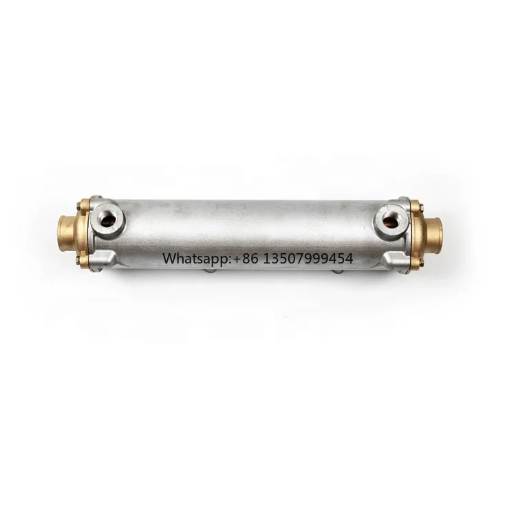 

Dunkai DK7203 Marine Engine with Gear Box Oil Cooler Turbine Tube Heat Exchanger Aluminum Brass